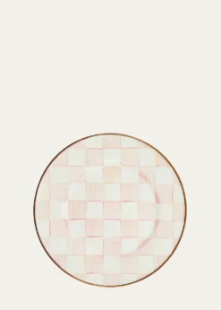 MacKenzie-ChildsRosy Check Enamel Salad/Dessert Plate