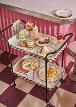 MacKenzie-ChildsRosy Check Enamel Salad/Dessert Plate