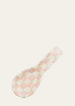 MacKenzie-ChildsRosy Check Enamel Spoon Rest