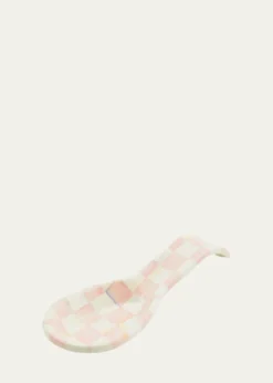 MacKenzie-ChildsRosy Check Enamel Spoon Rest