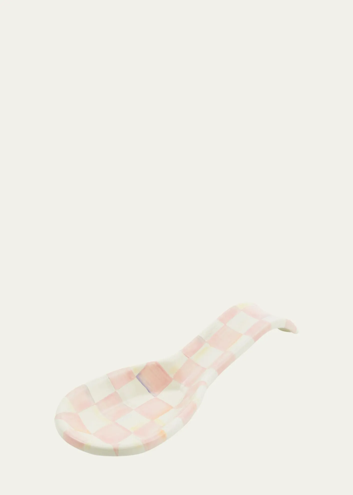 MacKenzie-ChildsRosy Check Enamel Spoon Rest