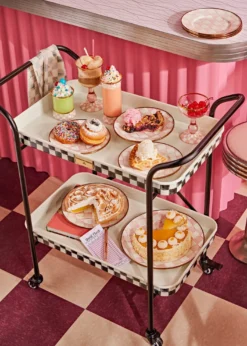 MacKenzie-ChildsRosy Check Enamel Serving Platter