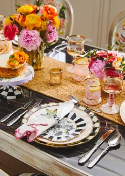 MacKenzie-ChildsRosy Check Enamel Dinner Plate