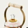 MacKenzie-ChildsRosy Check Enamel Tea Kettle, 2 Quarts
