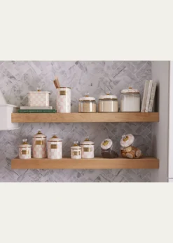 MacKenzie-ChildsRosy Check Kitchen Canister, Medium
