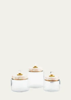 MacKenzie-ChildsRosy Check Kitchen Canister, Medium