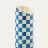 MacKenzie-ChildsRoyal Check Flickering Pillar Candle, 7"