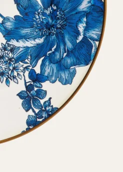 MacKenzie-ChildsRoyal English Garden Enamel Salad/Dessert Plate
