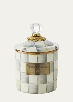 MacKenzie-ChildsSterling Check Small Canister