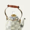 MacKenzie-ChildsSterling Check Tea Kettle, 2qt.