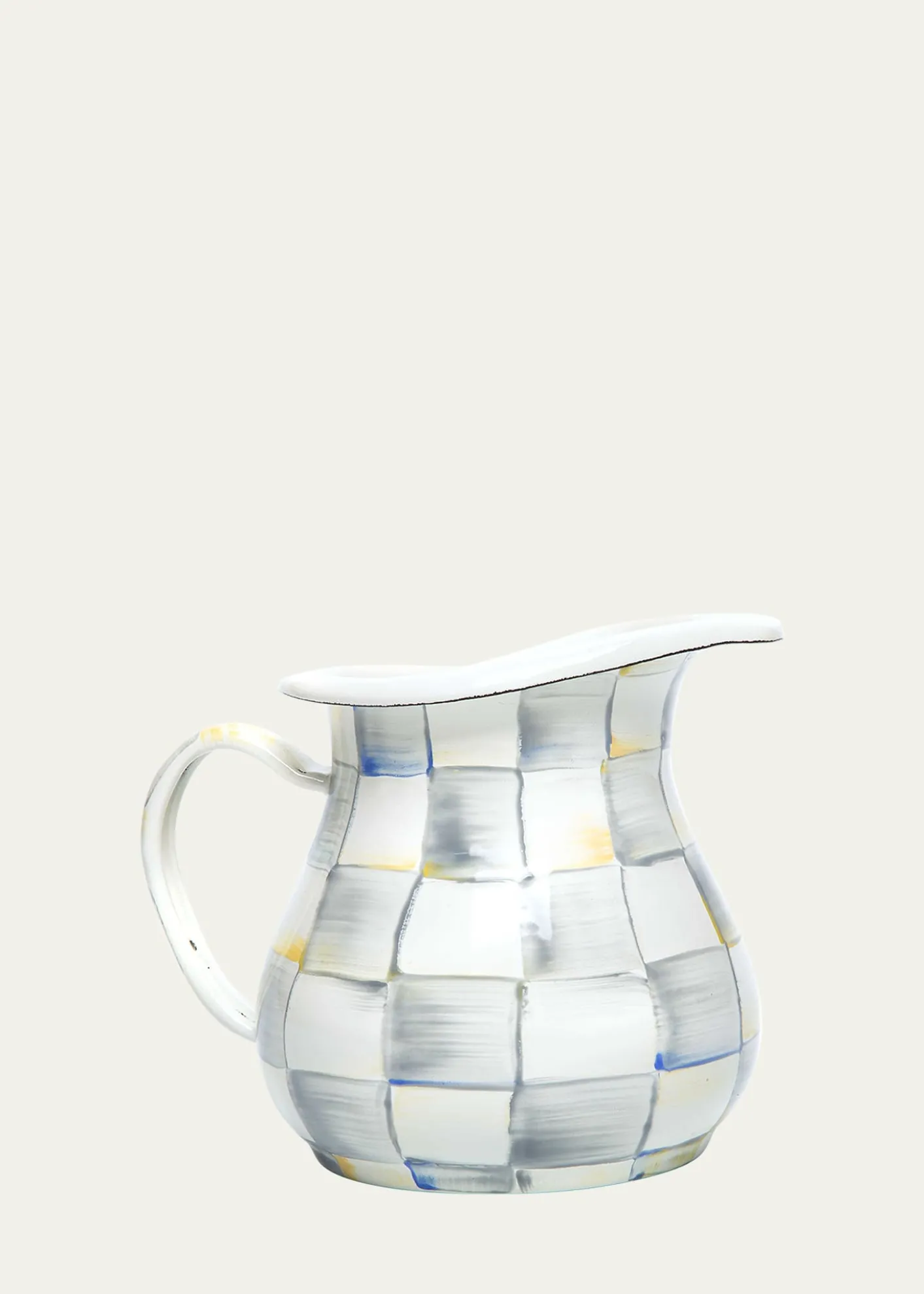 MacKenzie-ChildsSterling Check Creamer