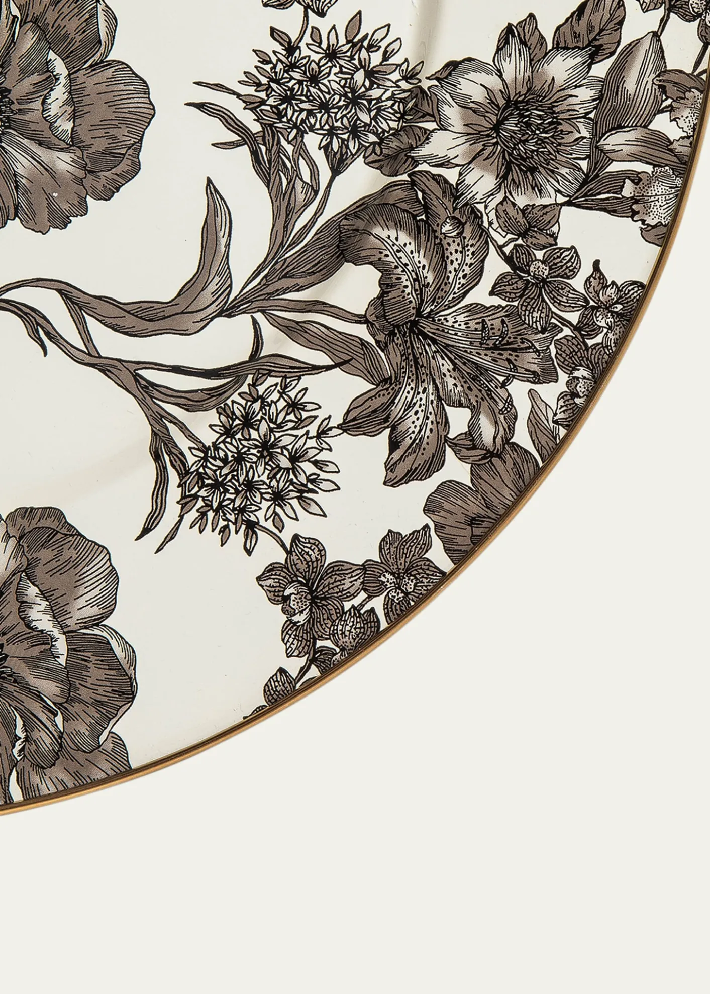 MacKenzie-ChildsSterling English Garden Enamel Serving Platter