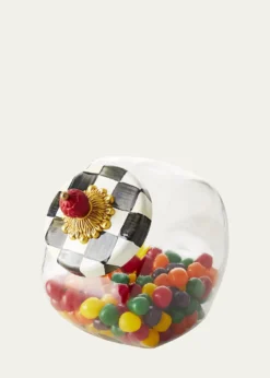 MacKenzie-ChildsSweets Jar with Courtly Check Lid
