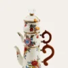 MacKenzie-ChildsWhite Flower Market Stackable Coffee Set
