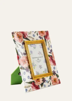 MacKenzie-ChildsWildflowers Enamel Frame, 4" x 6"