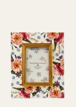 MacKenzie-ChildsWildflowers Enamel Frame, 4