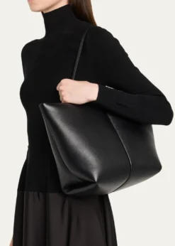 MaedenBoulevard Medium Padded Leather Tote Bag
