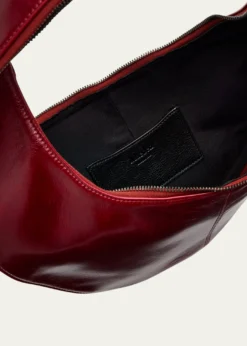 MaedenMarket Zip Leather Tote Bag