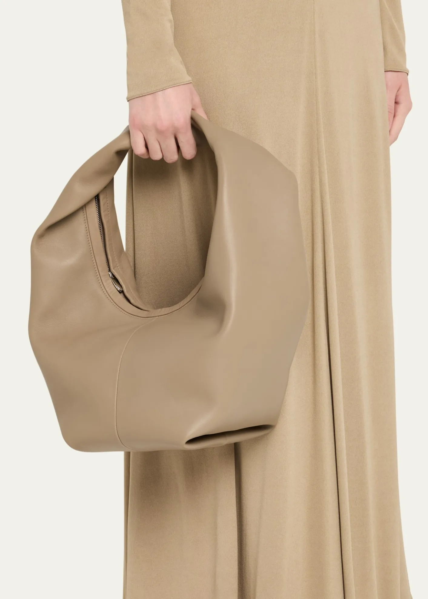MaedenYela Twisted Leather Shoulder Bag