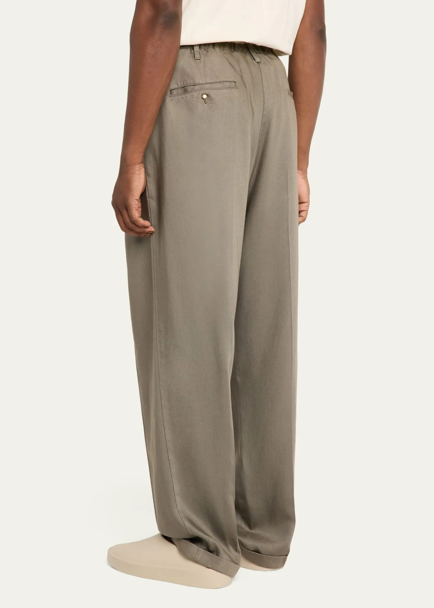 MaglianoMen's Lyocell Peoples Pleated Wide-Leg Pants