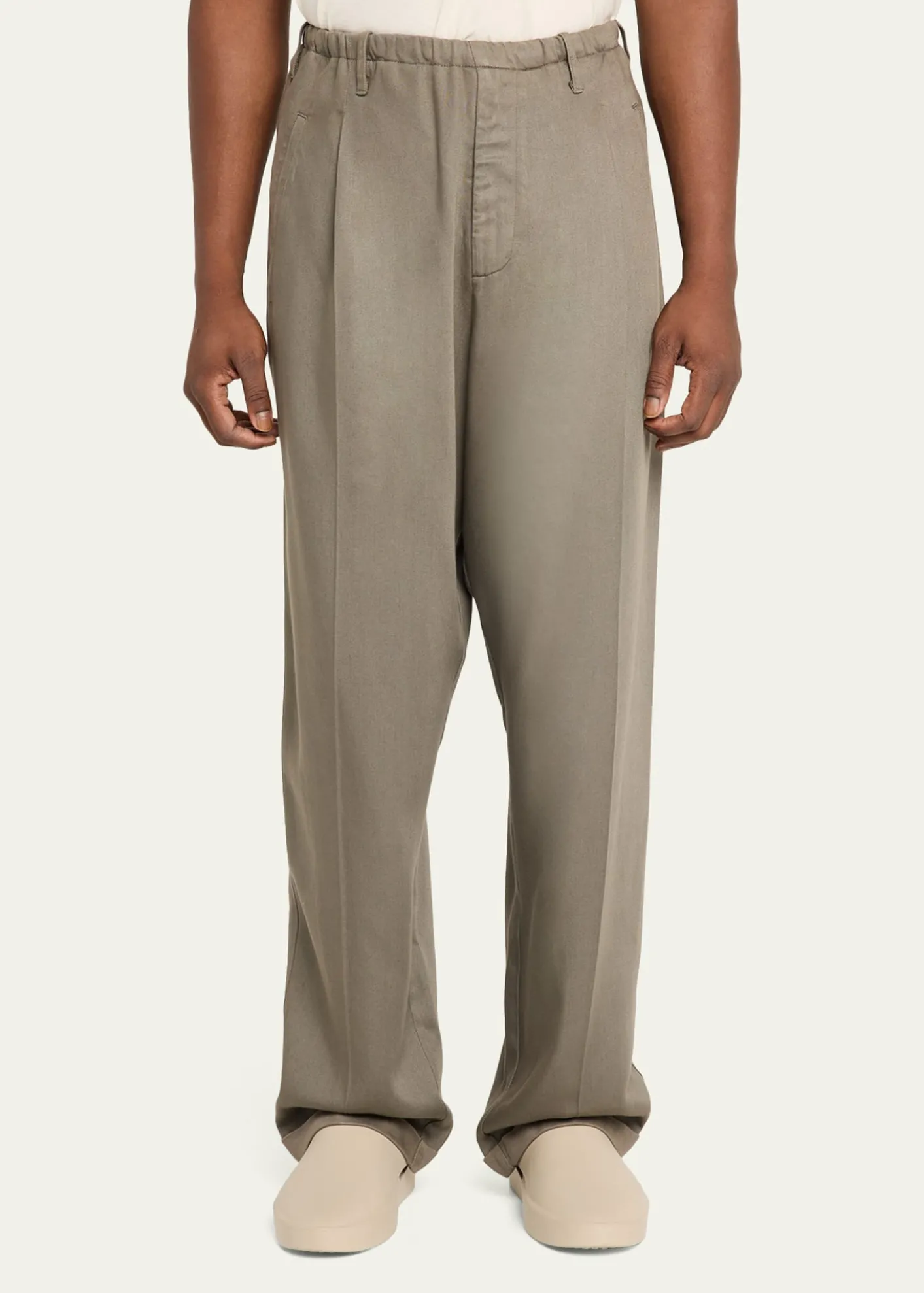 MaglianoMen's Lyocell Peoples Pleated Wide-Leg Pants