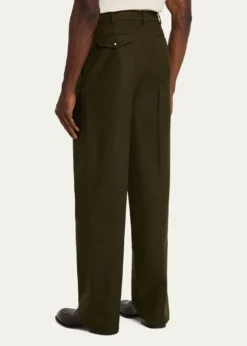 MaglianoMen's Signature Wool Double-Pleat Pants