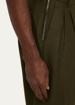 MaglianoMen's Signature Wool Double-Pleat Pants