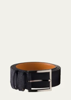 MagnanniMen's Eastwood Grained Suede Belt