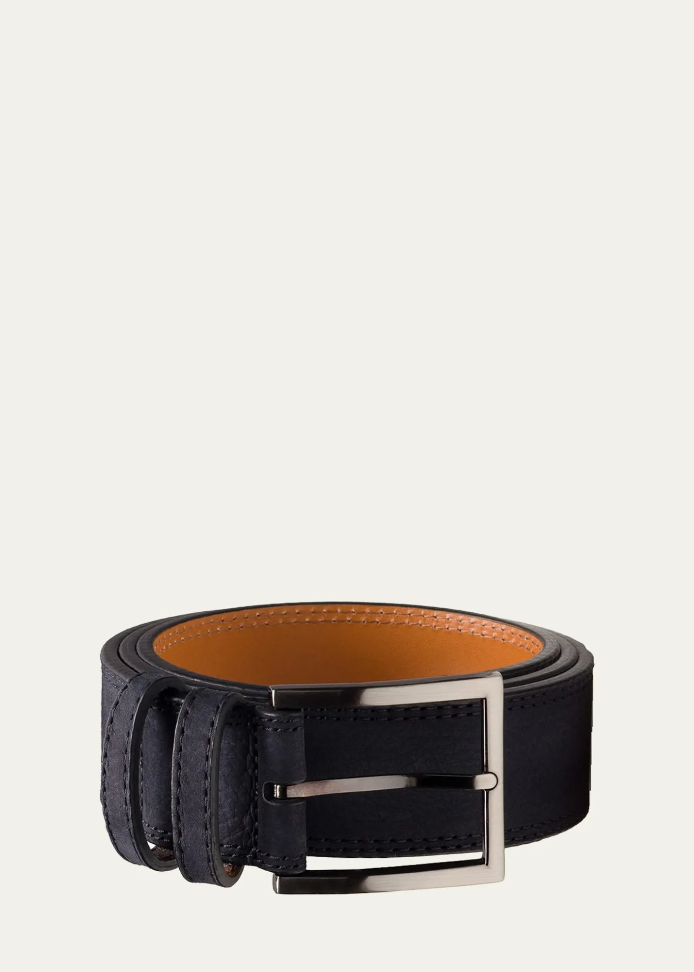 MagnanniMen's Eastwood Grained Suede Belt