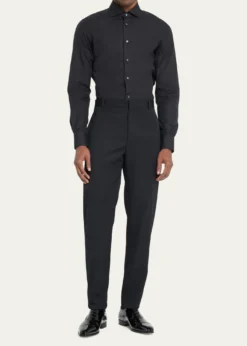 MagnanniMen's Jadiel Patent Cap-Toe Oxfords