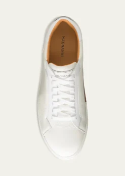 MagnanniMen's Amadeo Tumbled Leather Low-Top Sneakers