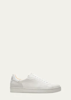 MagnanniMen's Amadeo Tumbled Leather Low-Top Sneakers
