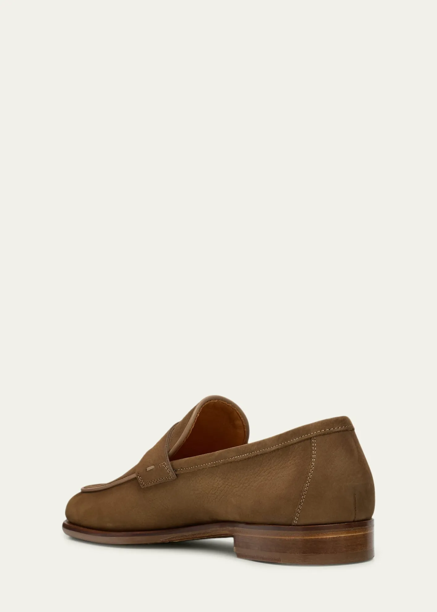 MagnanniMen's Duerro Grained Leather Penny Loafers