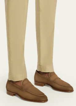 MagnanniMen's Duerro Grained Leather Penny Loafers