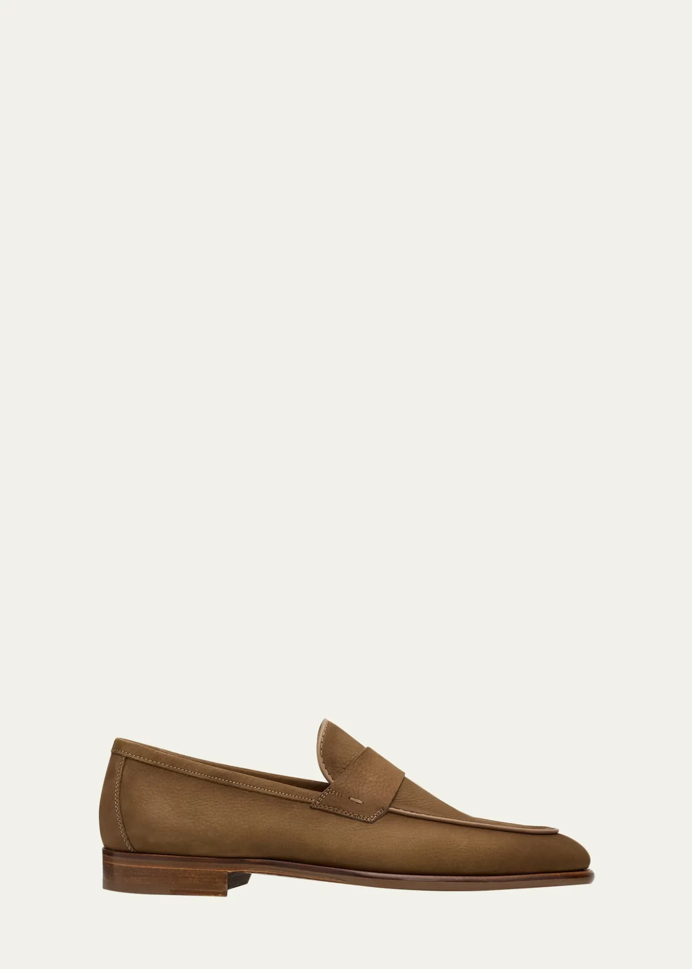 MagnanniMen's Duerro Grained Leather Penny Loafers