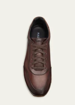 MagnanniMen's Ibiza II Leather Low-Top Sneakers
