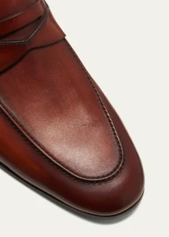 MagnanniMen's Sasso Leather Penny Loafers