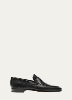 MagnanniMen's Vincente Lizard Penny Loafers