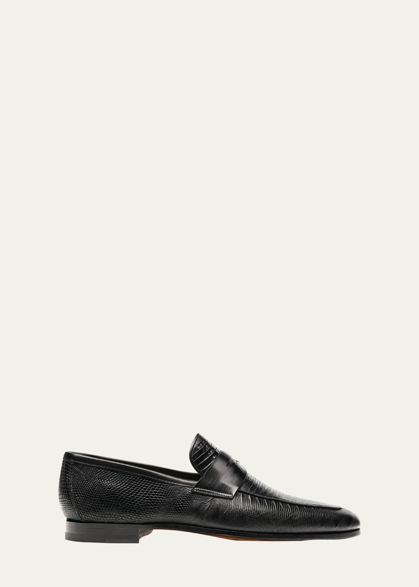 MagnanniMen's Vincente Lizard Penny Loafers