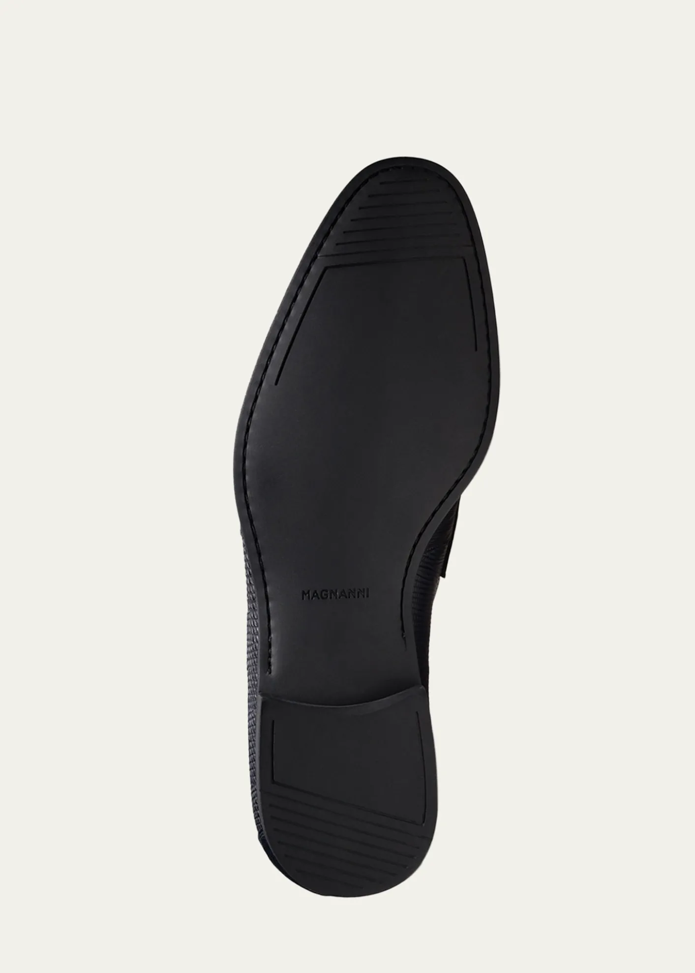 MagnanniVincente Lizard Leather Penny Loafers