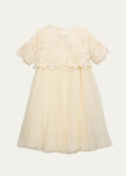 Maison AvaAnne Embellished Floral Dress, Size 12-14