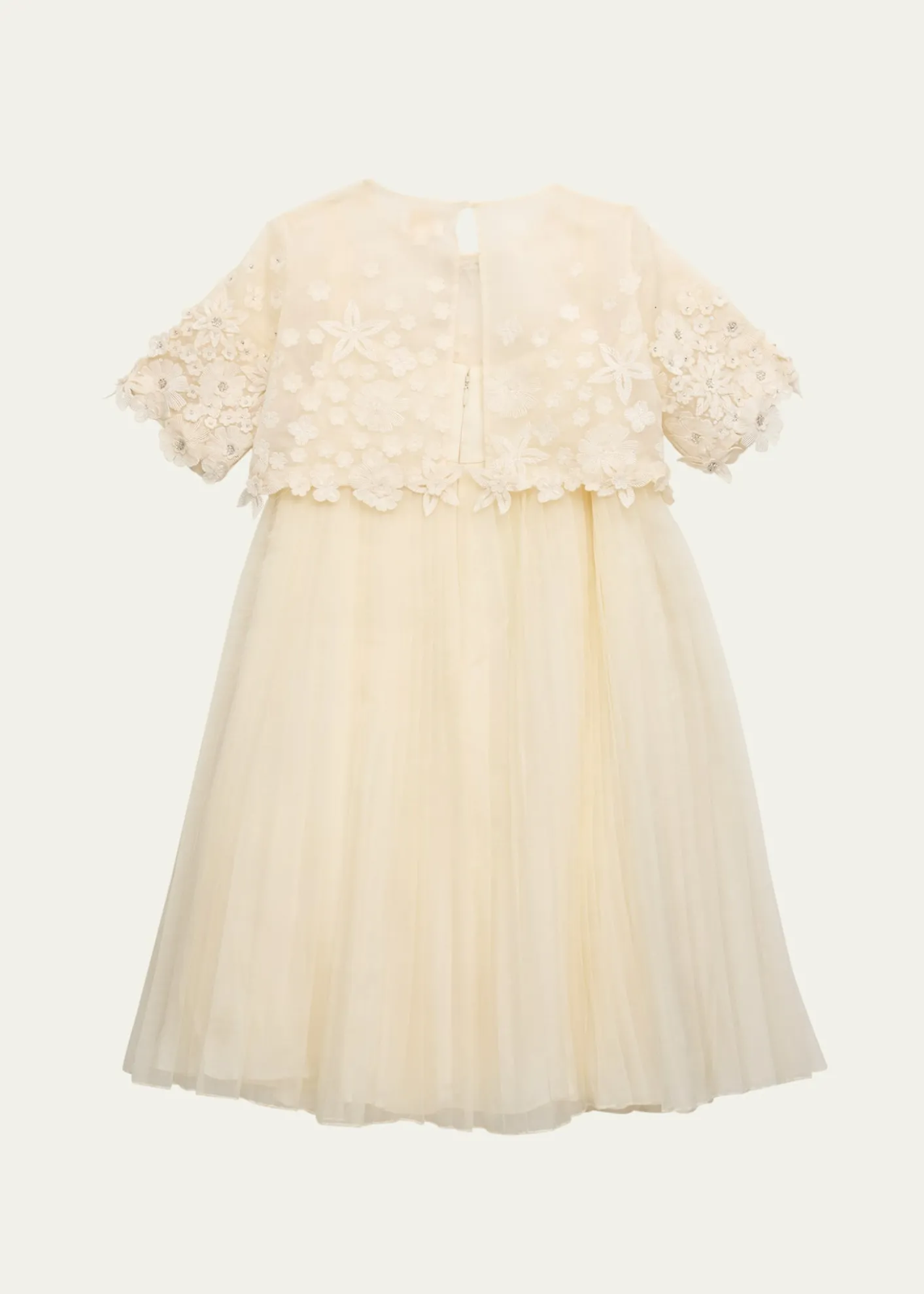 Maison AvaAnne Embellished Floral Dress, Size 12-14