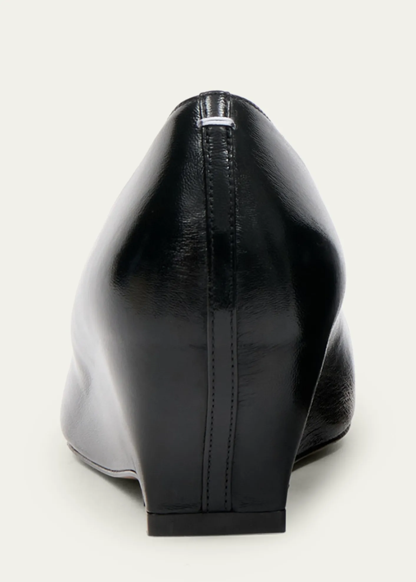Maison MargielaCourt Shoe Leather Wedge Pumps