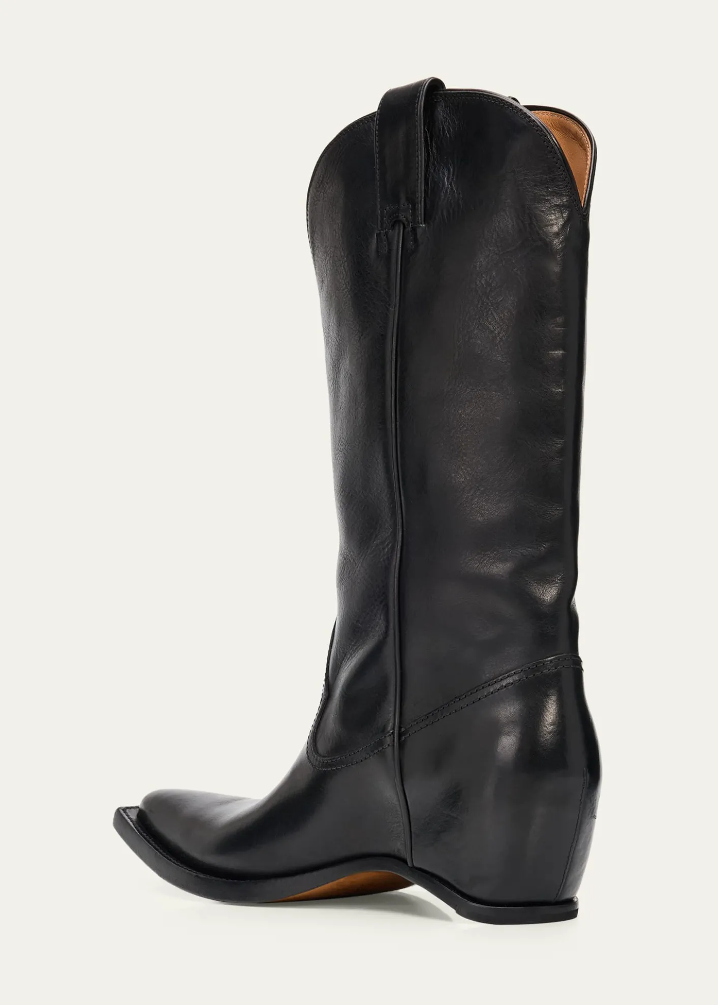 Maison MargielaHeel-Less Leather Cowboy Boots