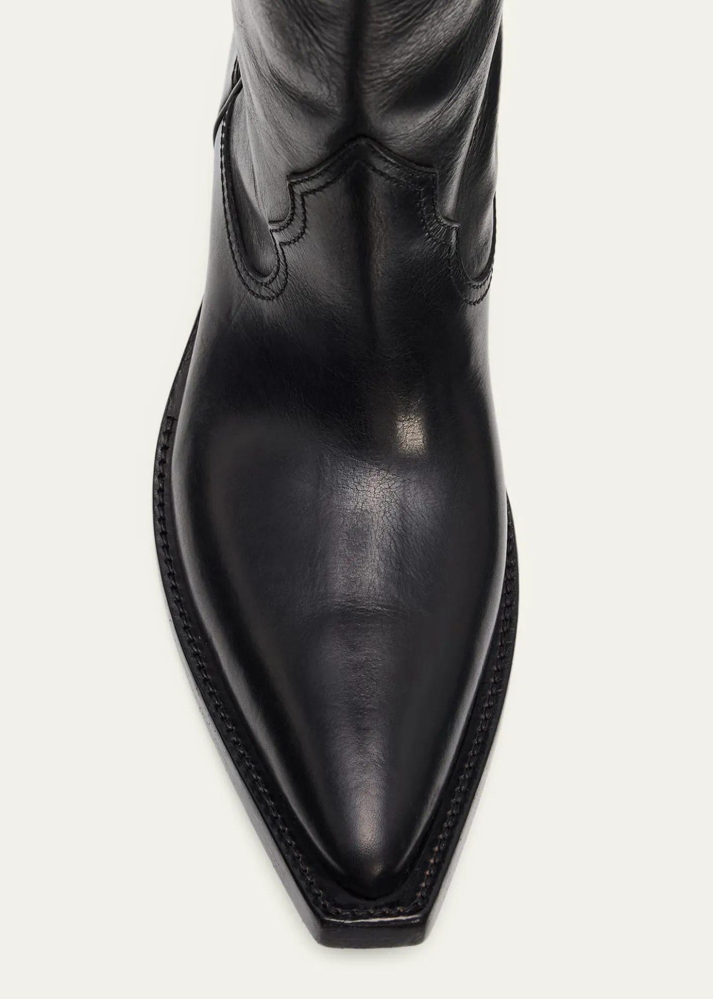 Maison MargielaHeel-Less Leather Cowboy Boots