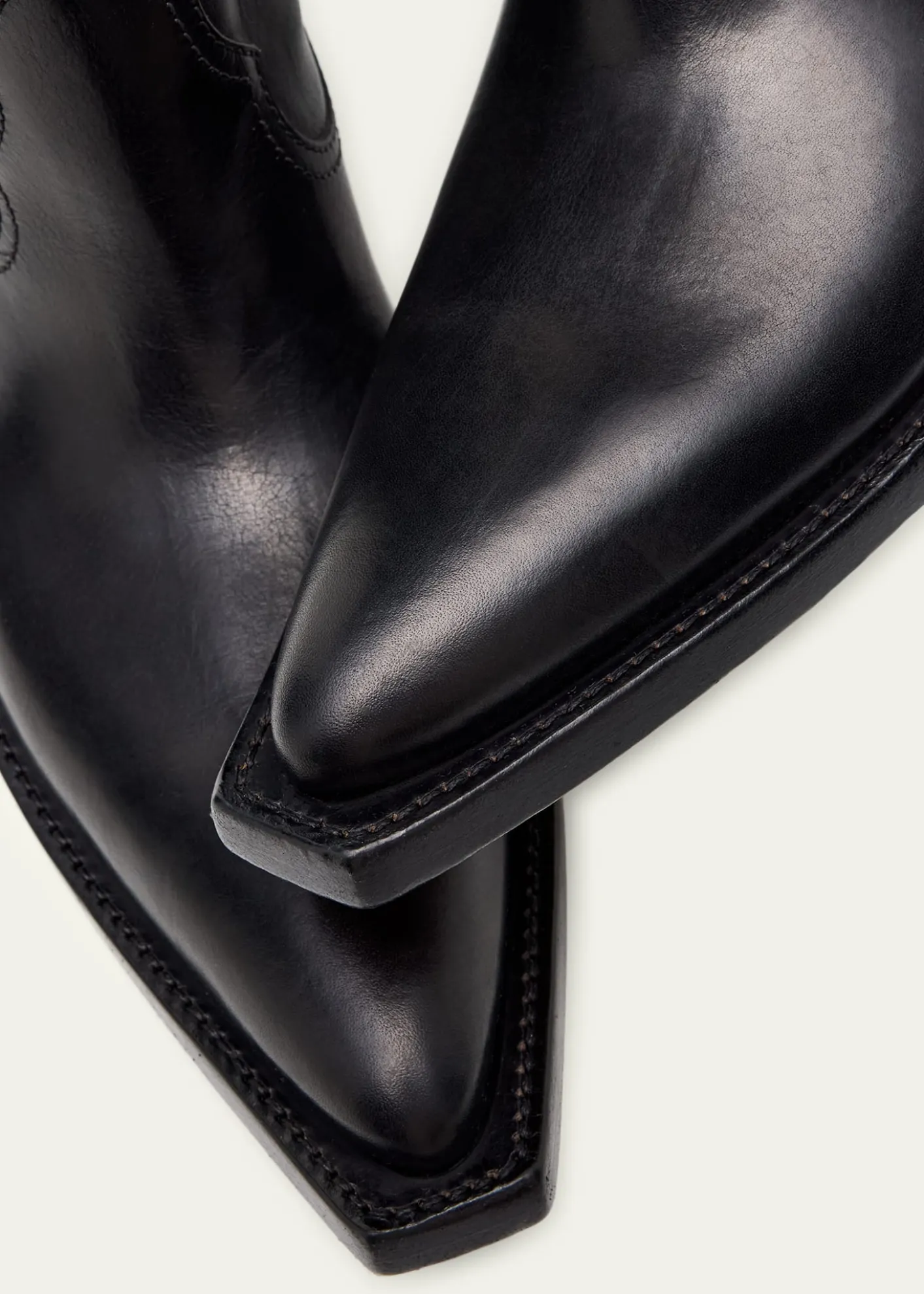 Maison MargielaHeel-Less Leather Cowboy Boots