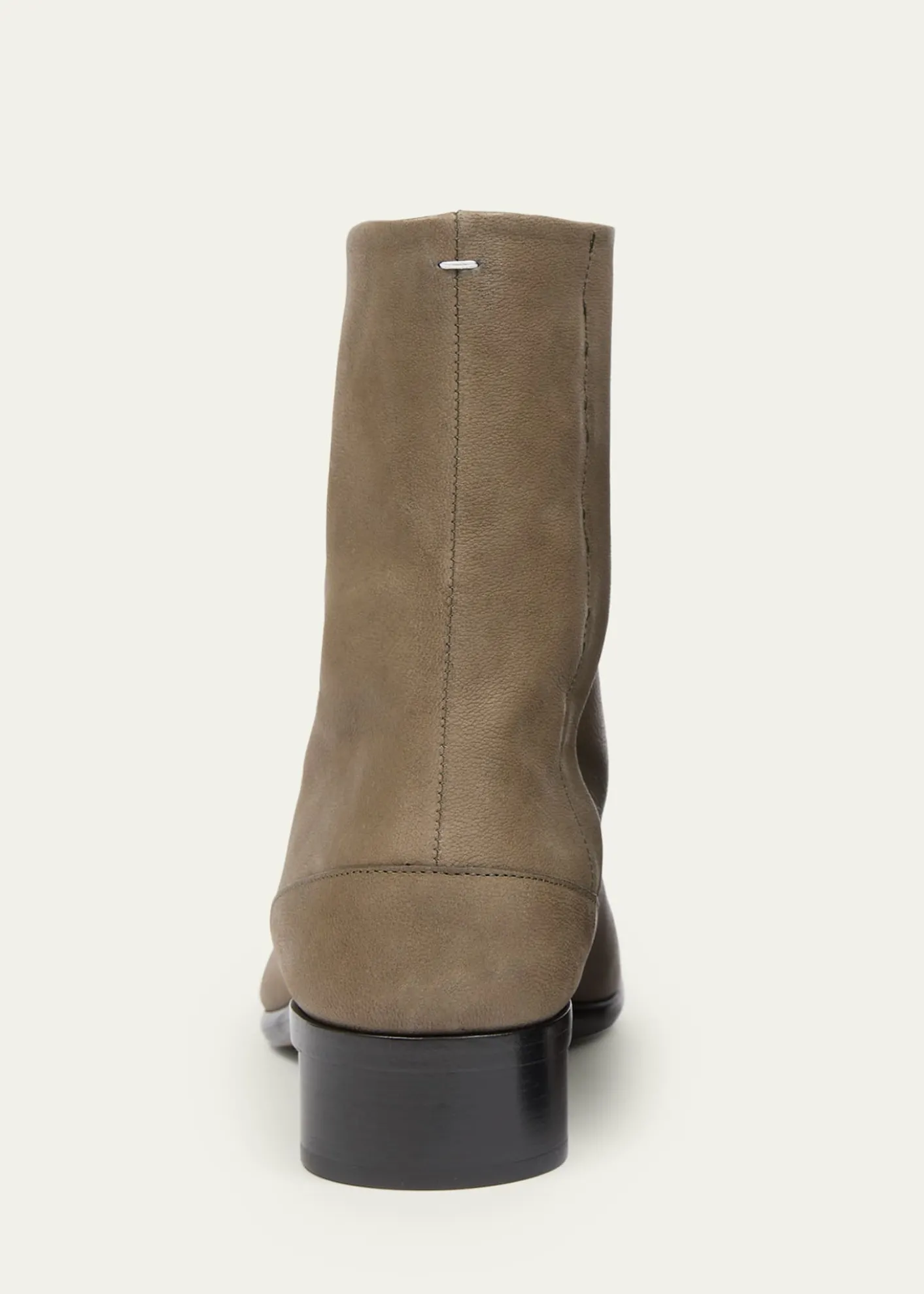 Maison MargielaMen's Tabi Leather Ankle Boots