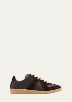 Maison MargielaReplica Suede & Leather Sneakers