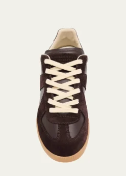 Maison MargielaReplica Suede & Leather Sneakers