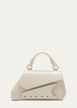 Maison MargielaSnatched Micro Asymmetric Top-Handle Bag